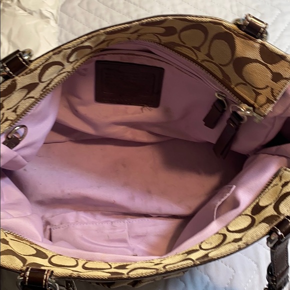 WHAT A FIND!! Coach brown canvas handbag!! - Picture 12 of 16